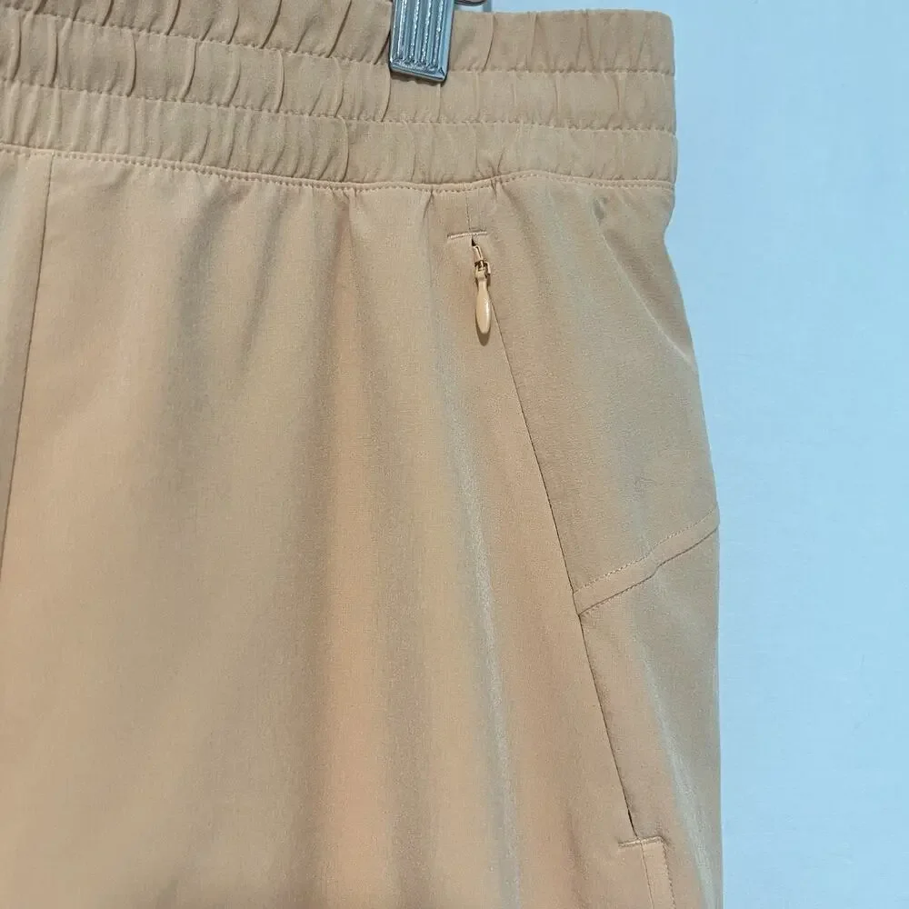 Lululemon Swift Mid-Rise Wide-Leg Pant Women's 14 Peach Bellini Athleisure EUC